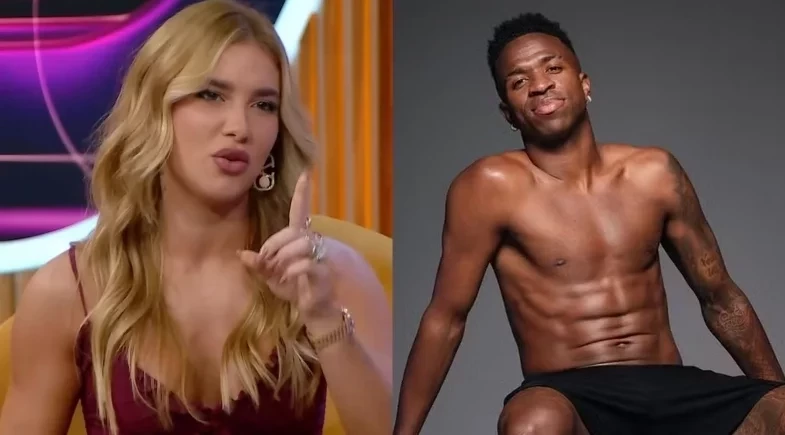 Virginia diverte a web após reagir ao ensaio sem camisa de Vini Jr. 