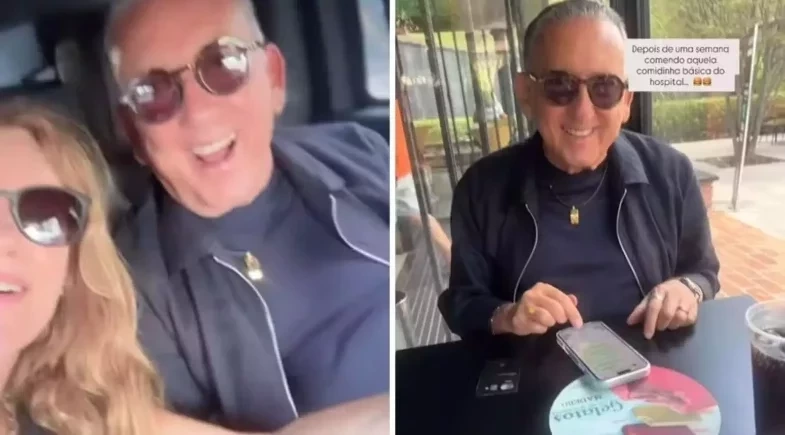 Galvão Bueno recebe alta e agradece apoio após pneumonia viral