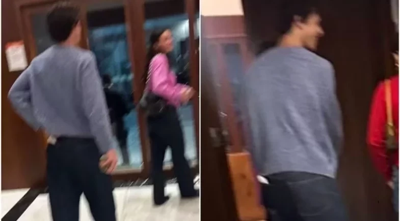 Bruna Marquezine e Shawn Mendes são flagrados por fãs em cinema no Rio de Janeiro