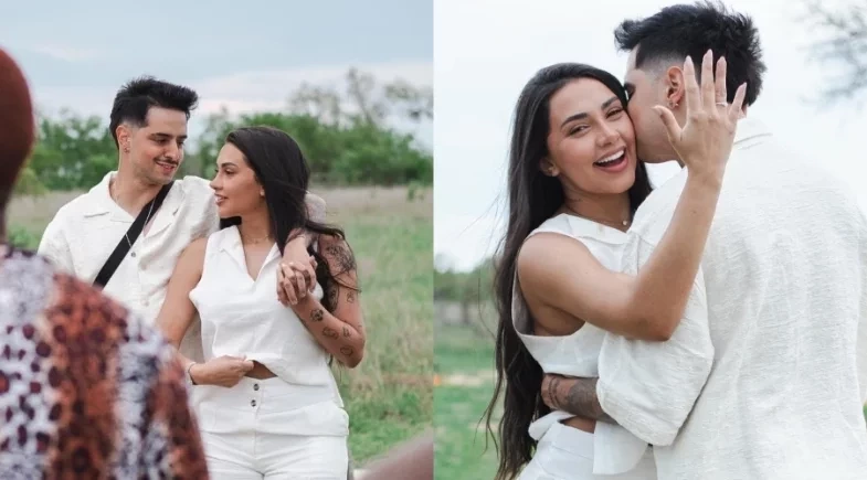 Coringa pede Tainá Costa em casamento durante viagem 