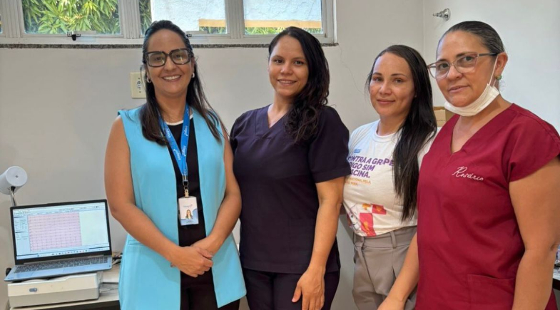 Prefeitura de Nossa Senhora de Nazaré promove treinamento de ECG para profissionais da UBS Luiz C. da Silva