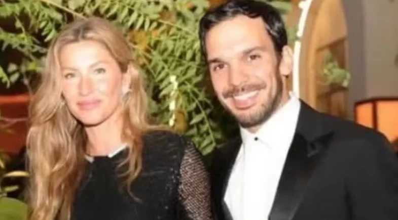  Gisele Bündchen faz post raro com o namorado e a família dele: 'Noite linda'