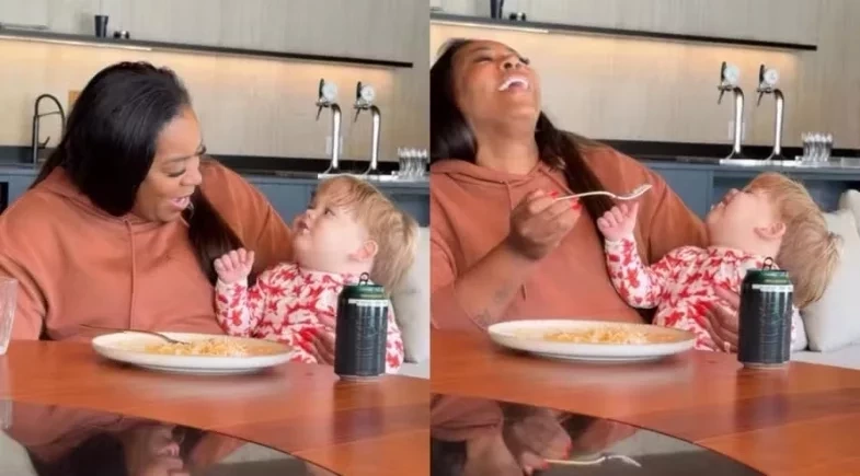 Virginia mostra mãe de Vini Jr. se divertindo ao dar comida para José Leonardo; vídeo!
