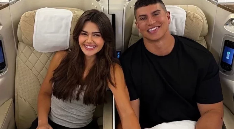 Franciny Ehlke é parada pela polícia em Dubaí após beijar o marido: “Exagerou muito”