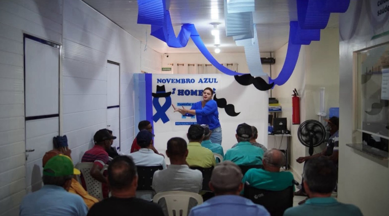 Prefeitura de Simplício Mendes realiza palestra do Novembro Azul para homens do município