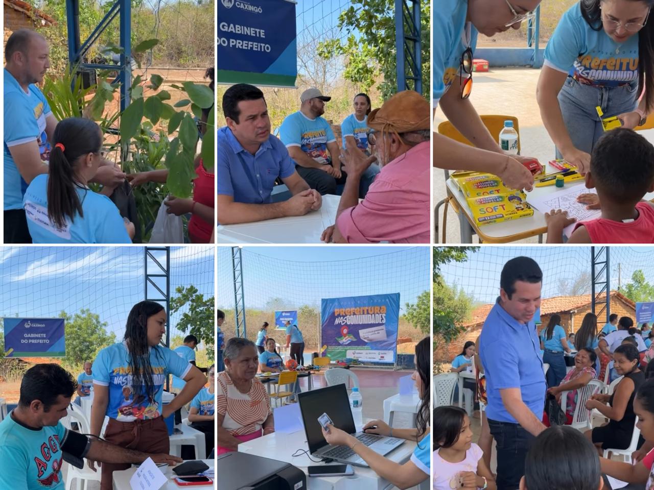 Prefeitura nas Comunidades Povoado Serafim - Foto: Prefeitura de Caxingó