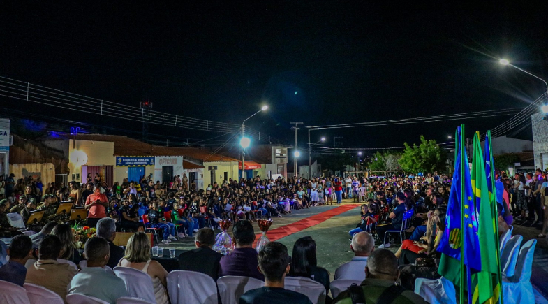 Formatura do Proerd marca início das festividades em homenagem ao programa em Vera Mendes