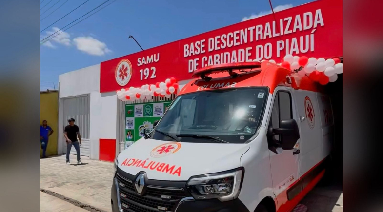 Prefeitura de Caridade do Piauí inaugura Base Descentralizada do SAMU no município