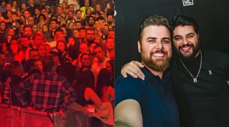 Zé Neto e Cristiano interrompem show após episódio de agressão na plateia