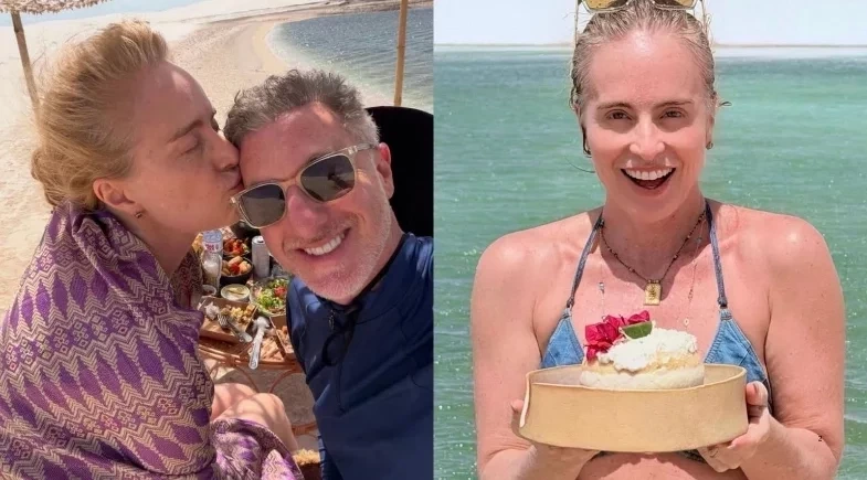 Angélica celebra aniversário de 52 anos com viagem aos Lençóis Maranhenses