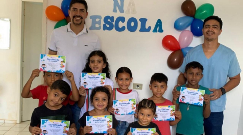 Prefeitura de Castelo do Piauí promove ação do projeto Saúde Bucal na Escola na comunidade Buriti do Sobrado