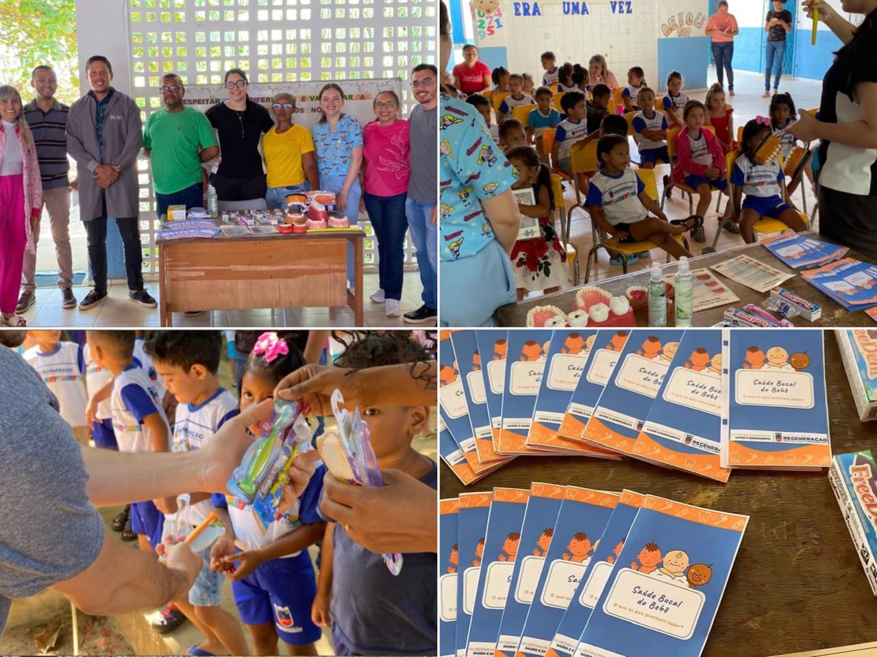 Ação em saúde bucal - Foto: Prefeitura Municipal de Regeneração