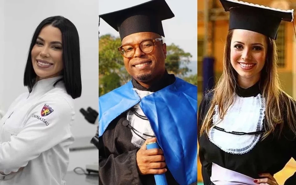 Nem a fama impediu essas celebridades de voltarem para a sala de aula