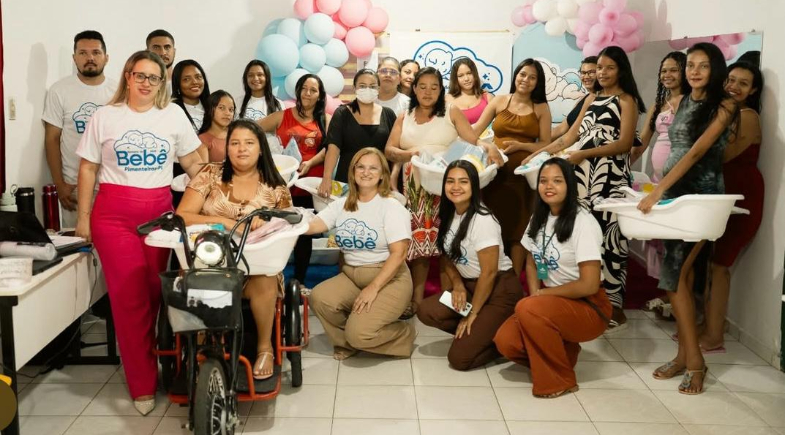 Prefeitura de Pimenteiras promove ação social com gestantes dentro da programação da Semana do Bebê 2025