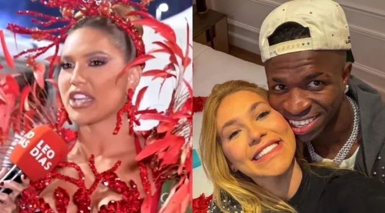 Virginia rebate críticas à aparência de Vini Jr.: “Beleza interior vale mais”