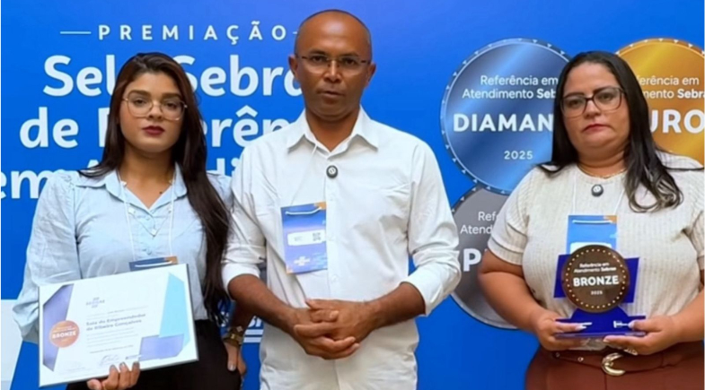 Ribeiro Gonçalves recebe Selo Bronze de Referência em Atendimento Sebrae 2025