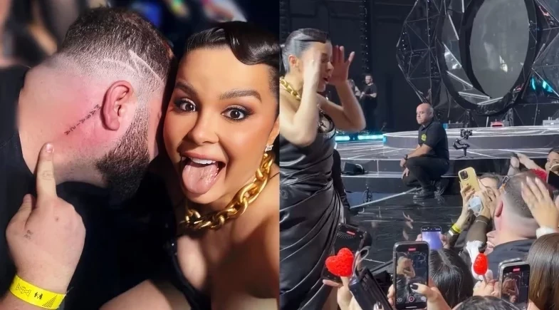 Fã tatua nome de Maraisa no pescoço e cantora reage: “Vou pagar para você tirar”