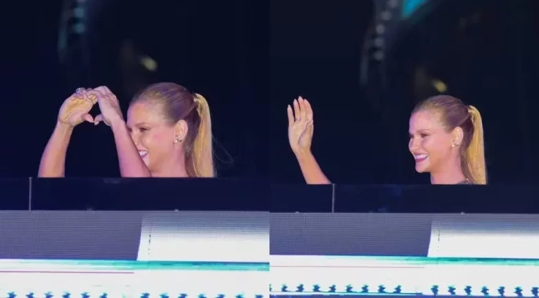 Andressa Suita rouba a cena em show de Gusttavo Lima a bordo de cruzeiro; fotos!