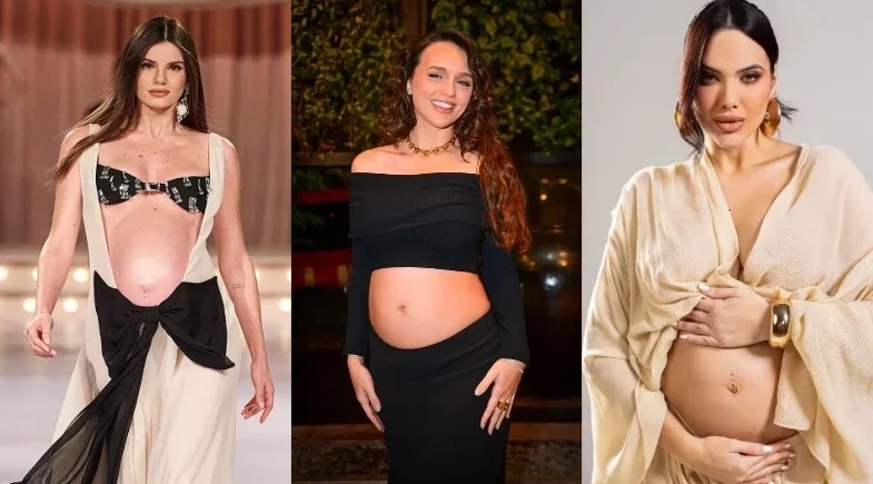 Famosas que estão prestes a ganhar bebê: veja quem vive a reta final da gravidez