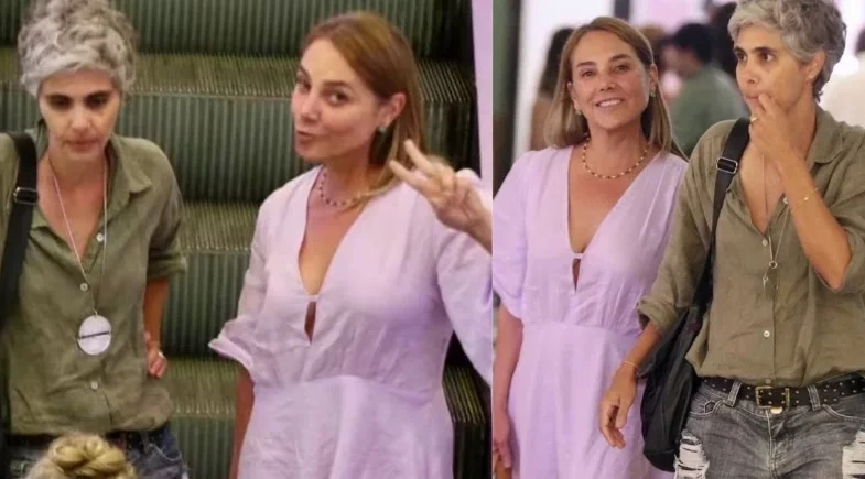 Heloisa Périssé é fotografada pela primeira vez com a namorada, Leticia Perisco