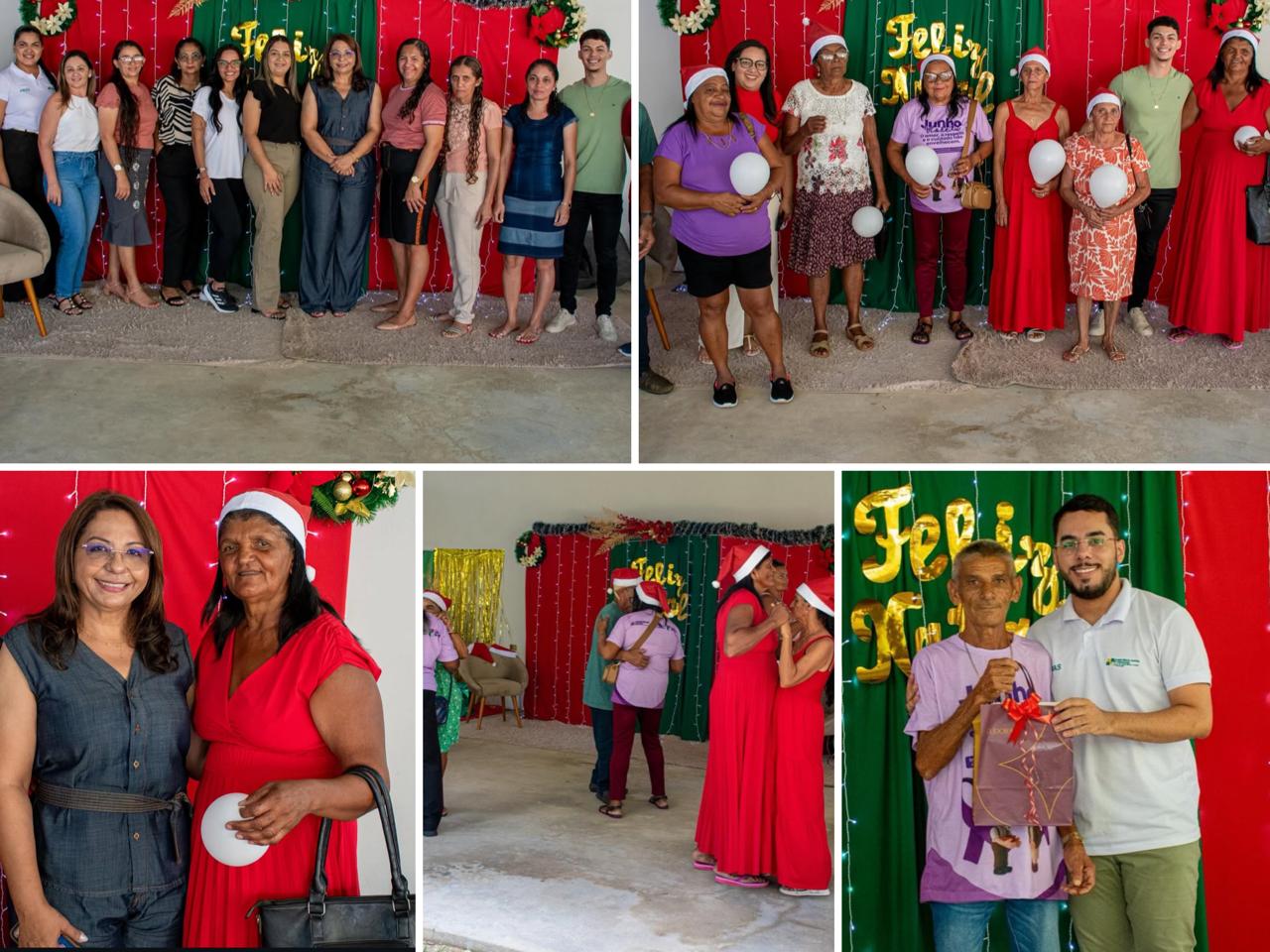 Confraternização com grupo de idosos - Foto: Prefeitura de Lagoa do Barro do Piauí