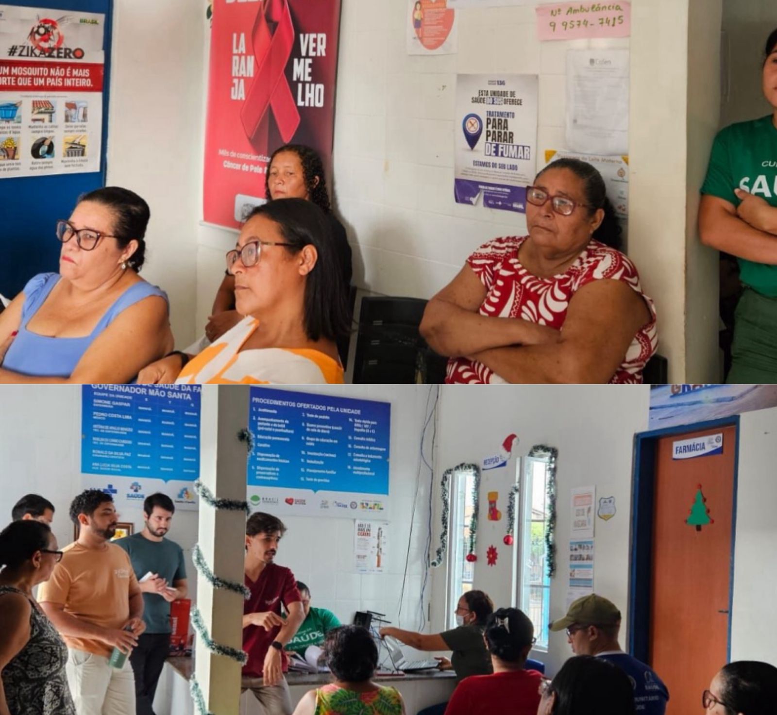 Prefeitura de Ilha Grande promove ação Dezembro Vermelho e Laranja em UBS Governador Mão Santa  - Imagem 1