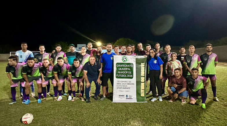 Prefeitura de Jardim do Mulato promove abertura do Campeonato Municipal de Futebol Amador 2025