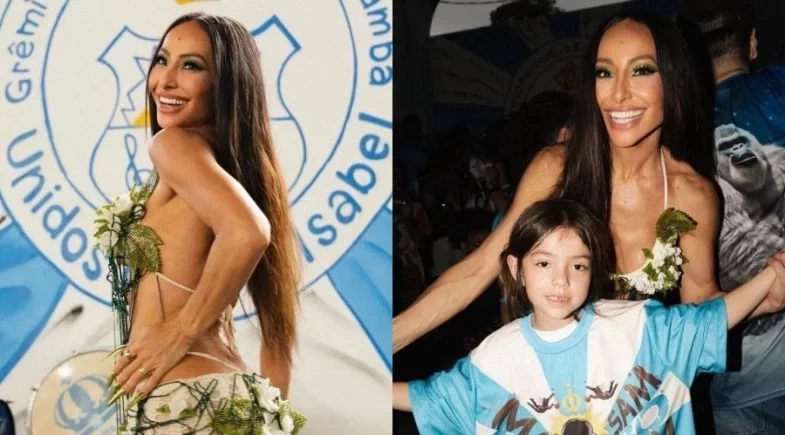 Sabrina Sato revela que filha de 7 anos vai desfilar pela primeira vez no Carnaval