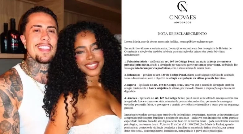 Lorena Maria registra boletim de ocorrência contra MC Daniel; saiba o motivo!