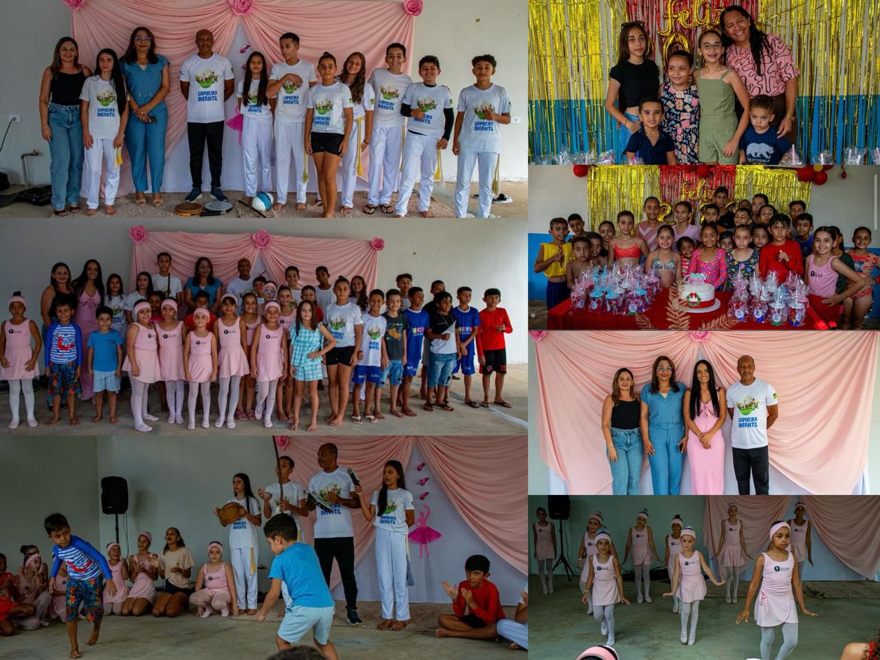 Confraternização com crianças assistidas pelo SCFV - Foto: Prefeitura de Lagoa do Barro do Piauí