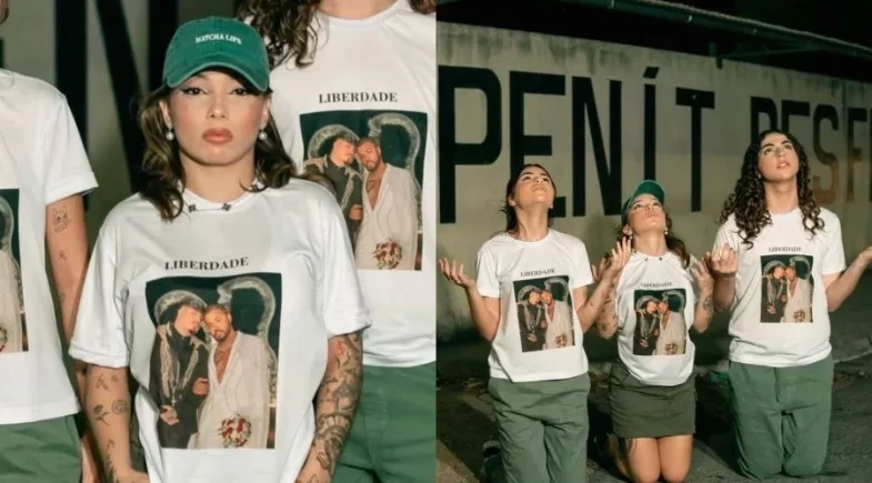 Kamylinha faz protesto pela liberdade de Hytalo Santos na noite de Natal