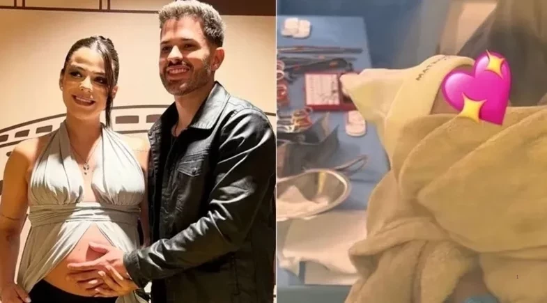 Nasce Rosamaria, filha de Key Alves e do cantor Bruno Rosa