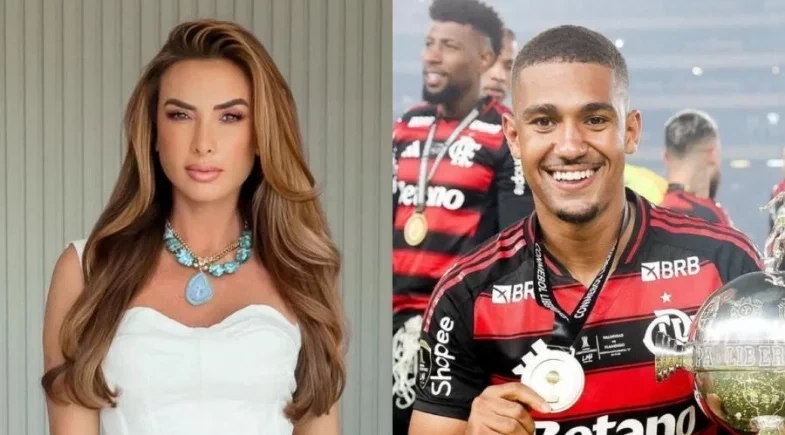 Nicole Bahls quebra o silêncio após rumores de affair com jogador do Flamengo