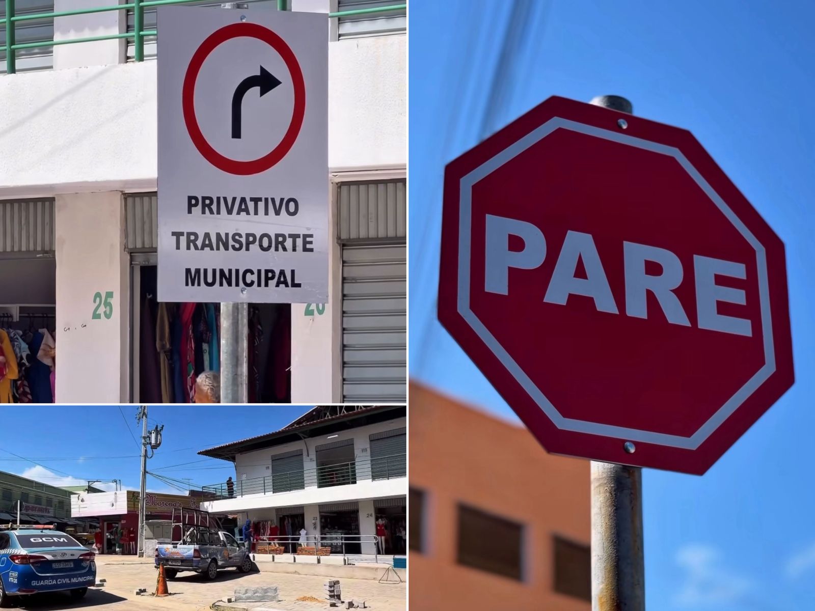Novas sinalizações - Foto: Prefeitura de Parnaíba