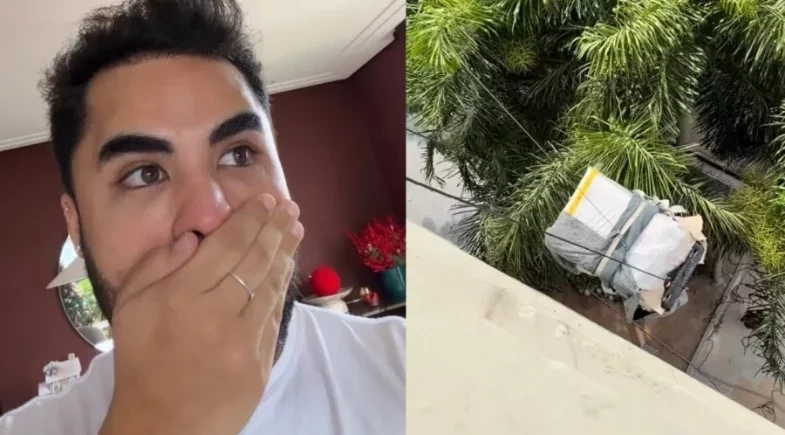 Virgínia surpreende Lucas Guedez com presente gigante levado por guindaste; descubra o que é!