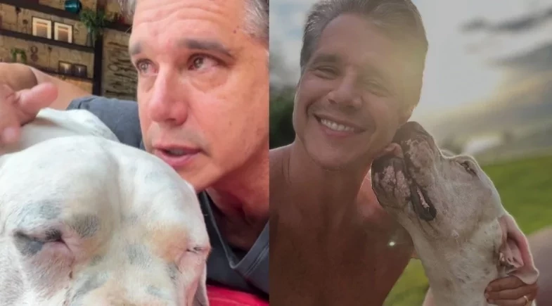 Márcio Garcia chora ao revelar câncer de cachorro e pede ajuda: “Dilemas difíceis”