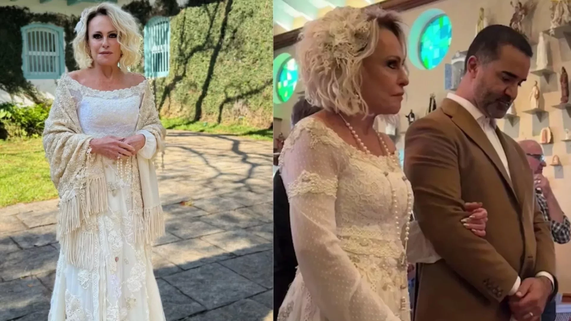 Ana Maria Braga e Fábio Arruda