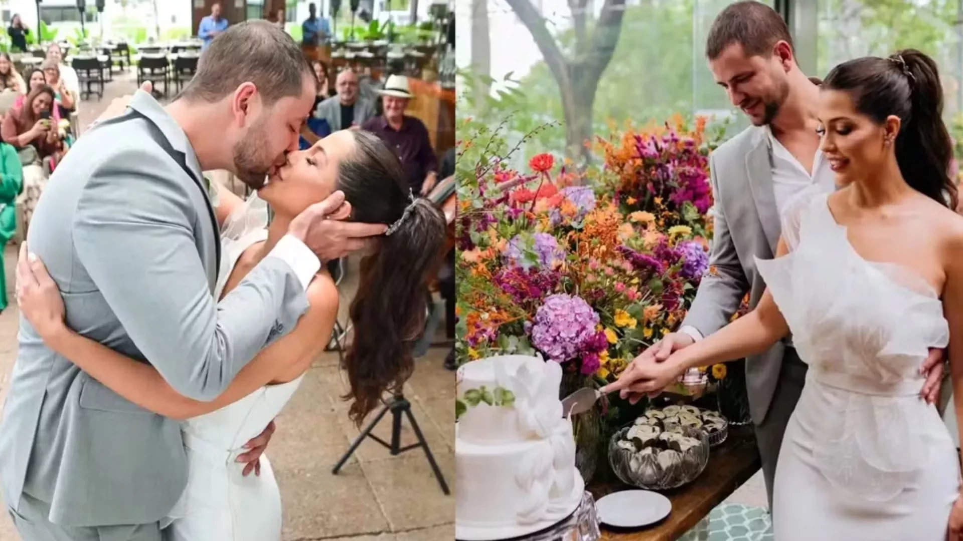 Laís Caldas e Gustavo Marsengo