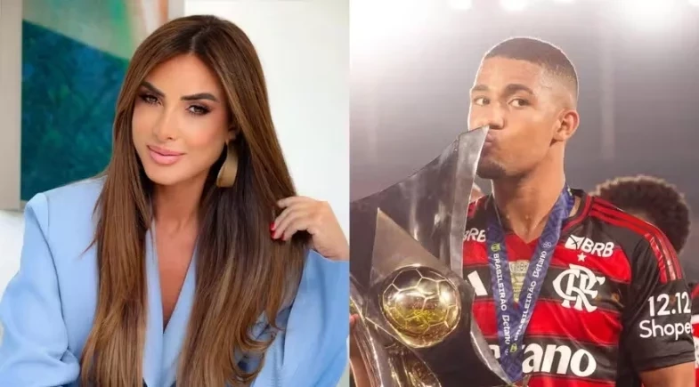 Nicole Bahls afirma que está solteira apesar de rumores com jogador do Flamengo