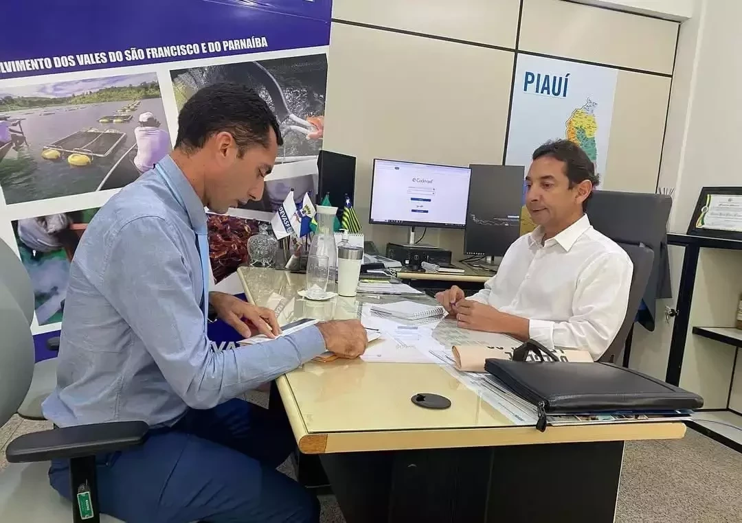 Osvaldo da Abelha Branca e Marcelo Castro Filho | Foto: Divulgação