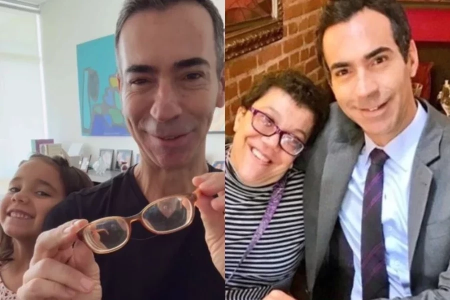 César Tralli emociona web ao compartilhar recordações da irmã: “Saudade eterna”