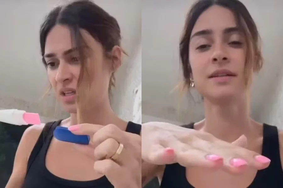 Thaila Ayala desconfia de gravidez e faz teste após sentir ‘sono esquisito’ 