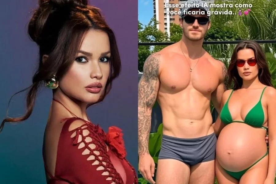 Juliette grávida? noivo de ex-BBB publica fotos de IA e gera especulações