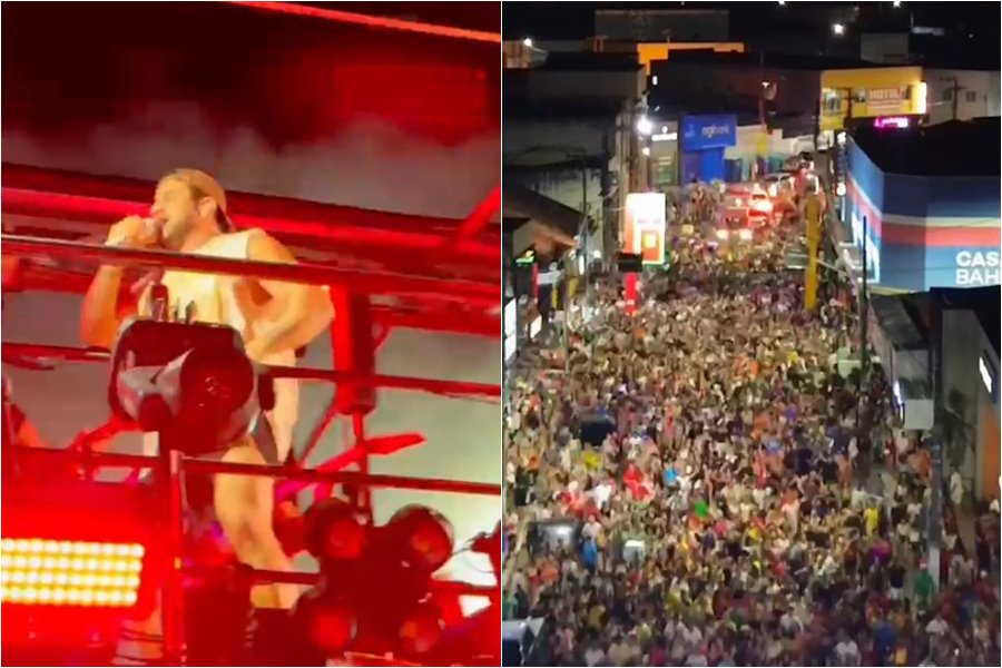 Carnaval 2025: Avine Vinny reúne multidão no 2º arrastão de Floriano