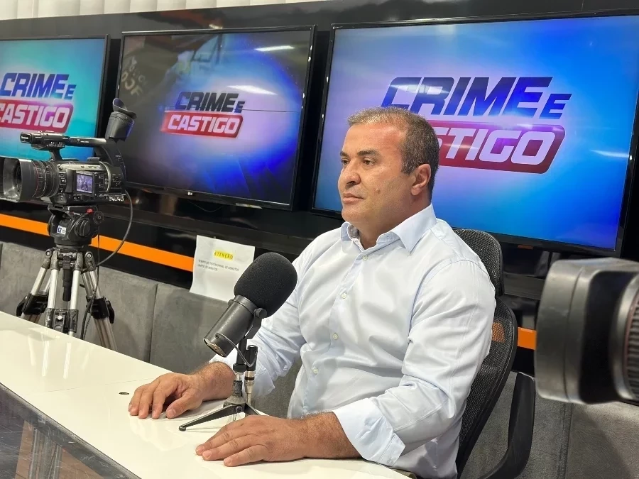 Adelmo da Cincal concedeu entrevista à Tv Rádio Jornal nesta segunda-feira, 24 de março (Foto: Rodrigo Clarin/MeioNews)