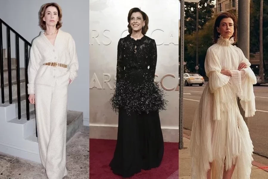 De Veneza ao Oscar: Relembre os principais looks usados por Fernanda Torres