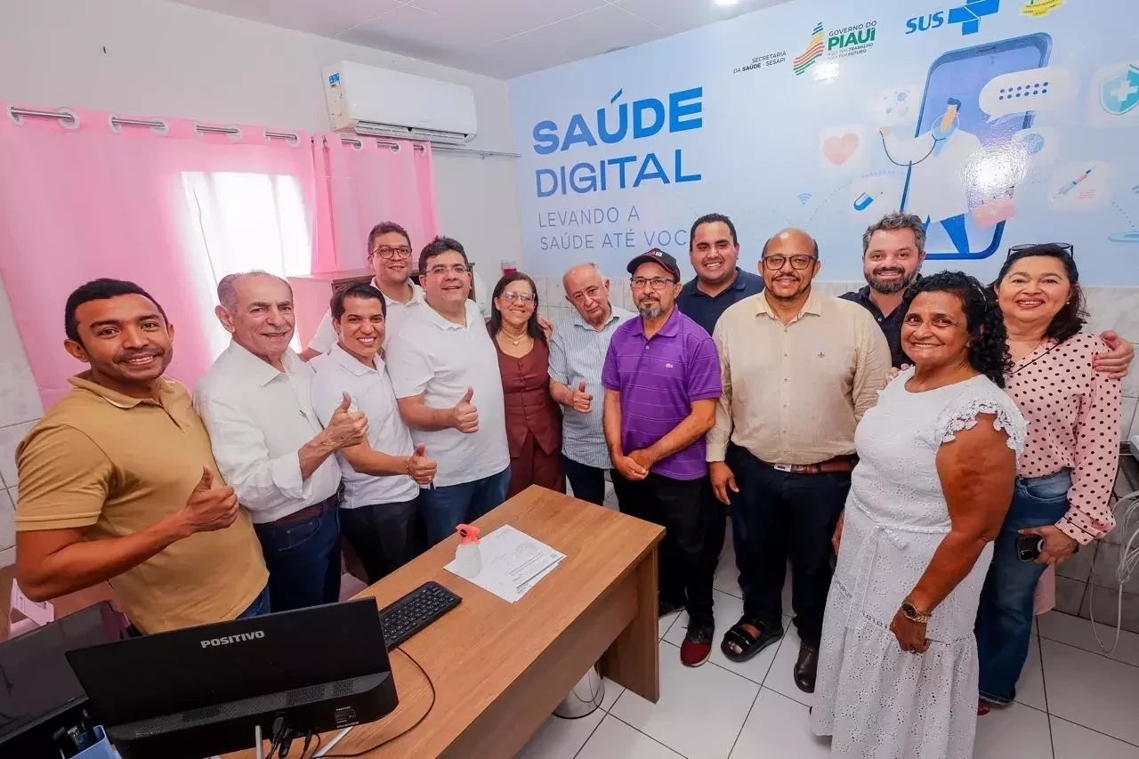 Rafael Fonteles implanta Piauí Saúde Digital em Santo Antônio dos Milagres - Foto: Gabriel Paulino 
