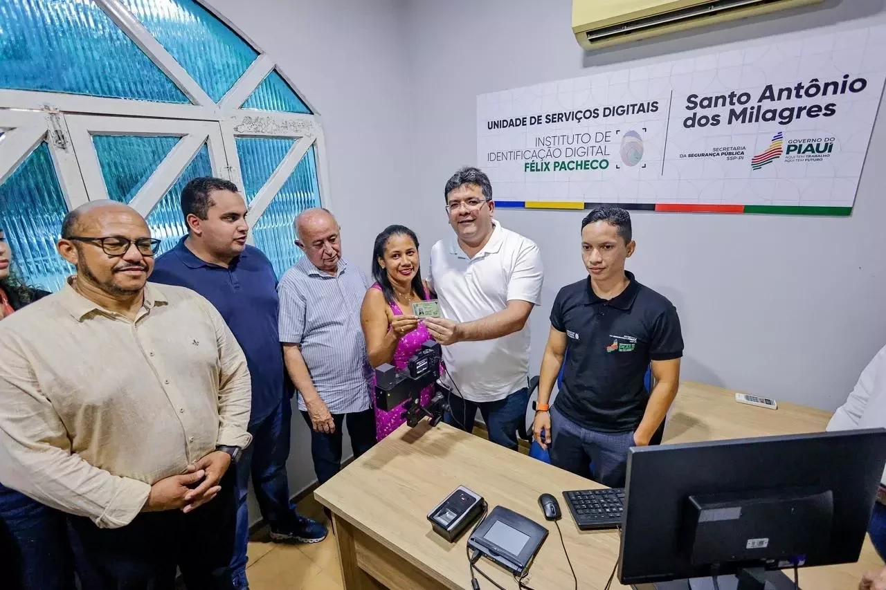 Rafael Fonteles inaugura Instituto de Identificação Digital em Santo Antônio dos Milagres - Foto: Gabriel Paulino 