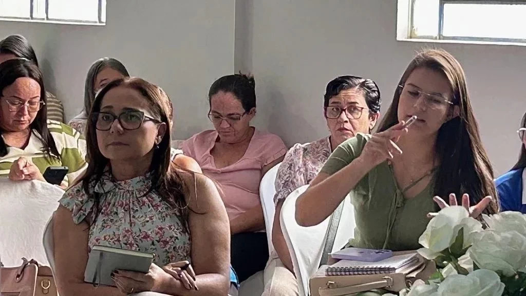 Treinamento com servidores da saúde em Marcolândia (Divulgação)
