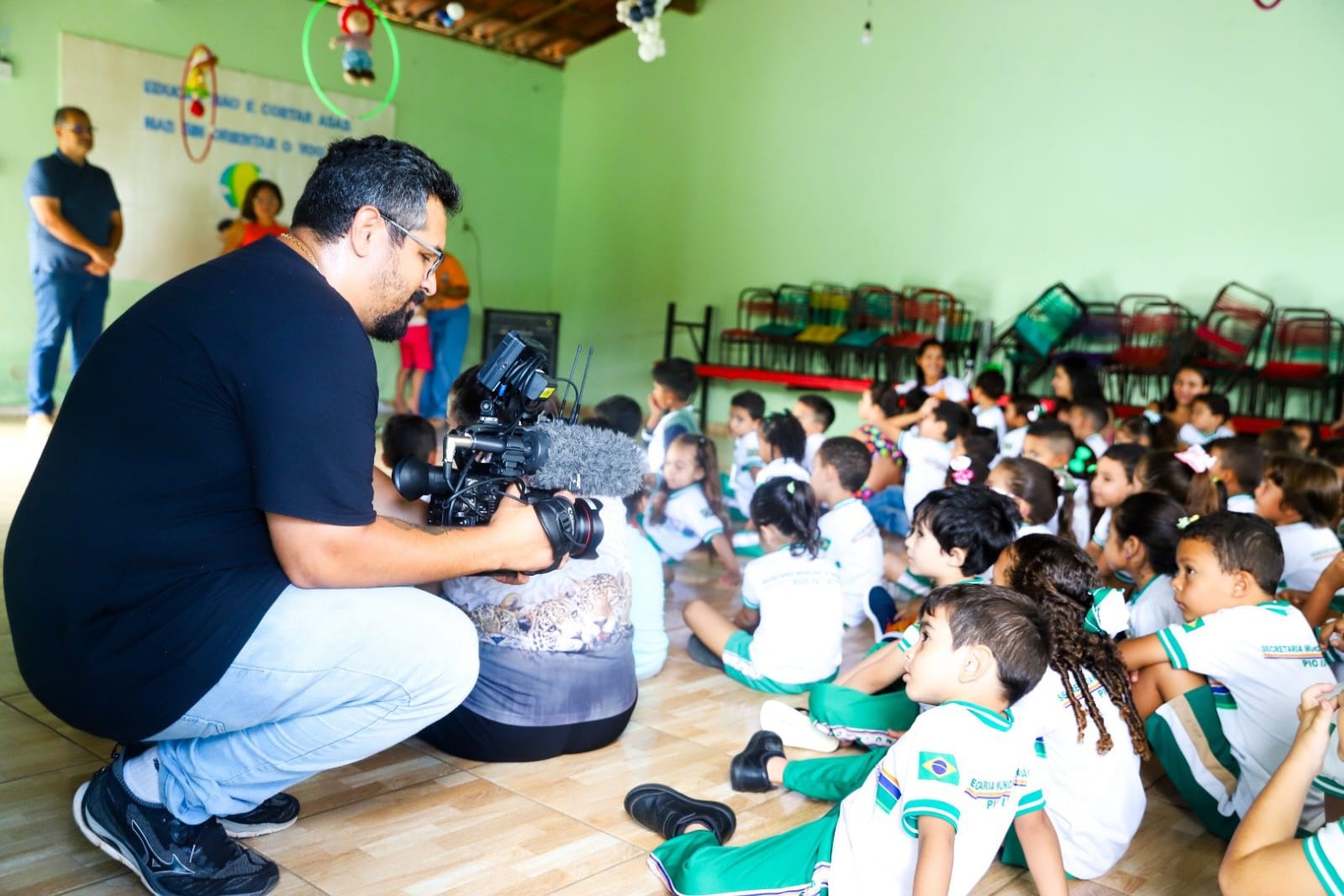 Pio IX recebe equipe da TV CONASEMS para gravação do WEB DOC Brasil, aqui tem SUS